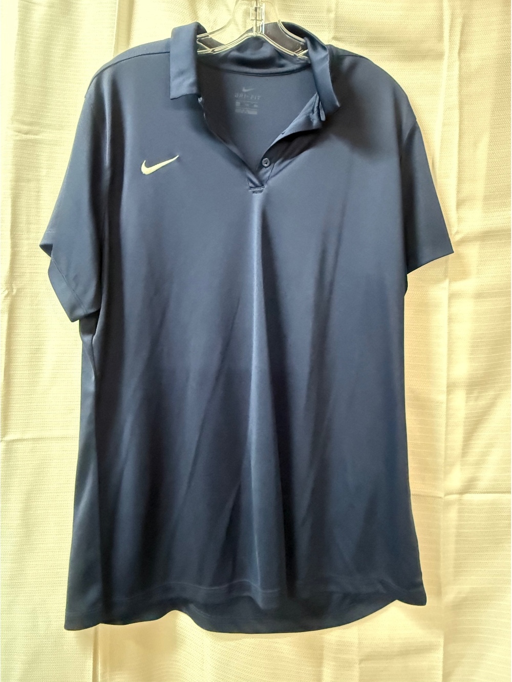 Nike Dri-FIT Men's Polo Shirt XXL Navy Blue Polyester